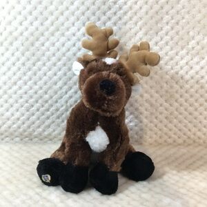 Ganz Webkinz Reindeer Plush HM137 7in No Code 🦌